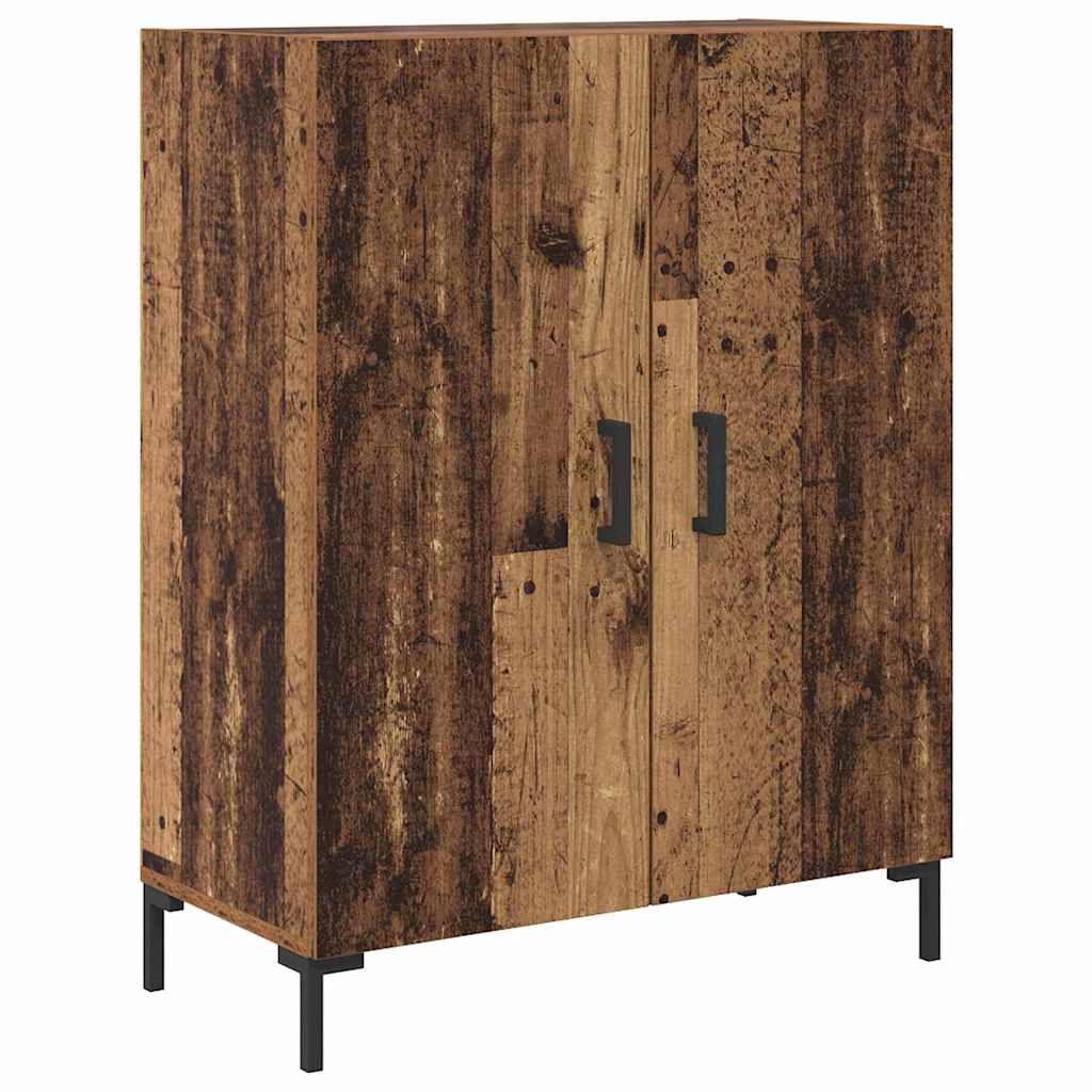 Magasfiú 2 pcs Öreg fa 69,5 x 34 x 180 cm Szerelt Fa