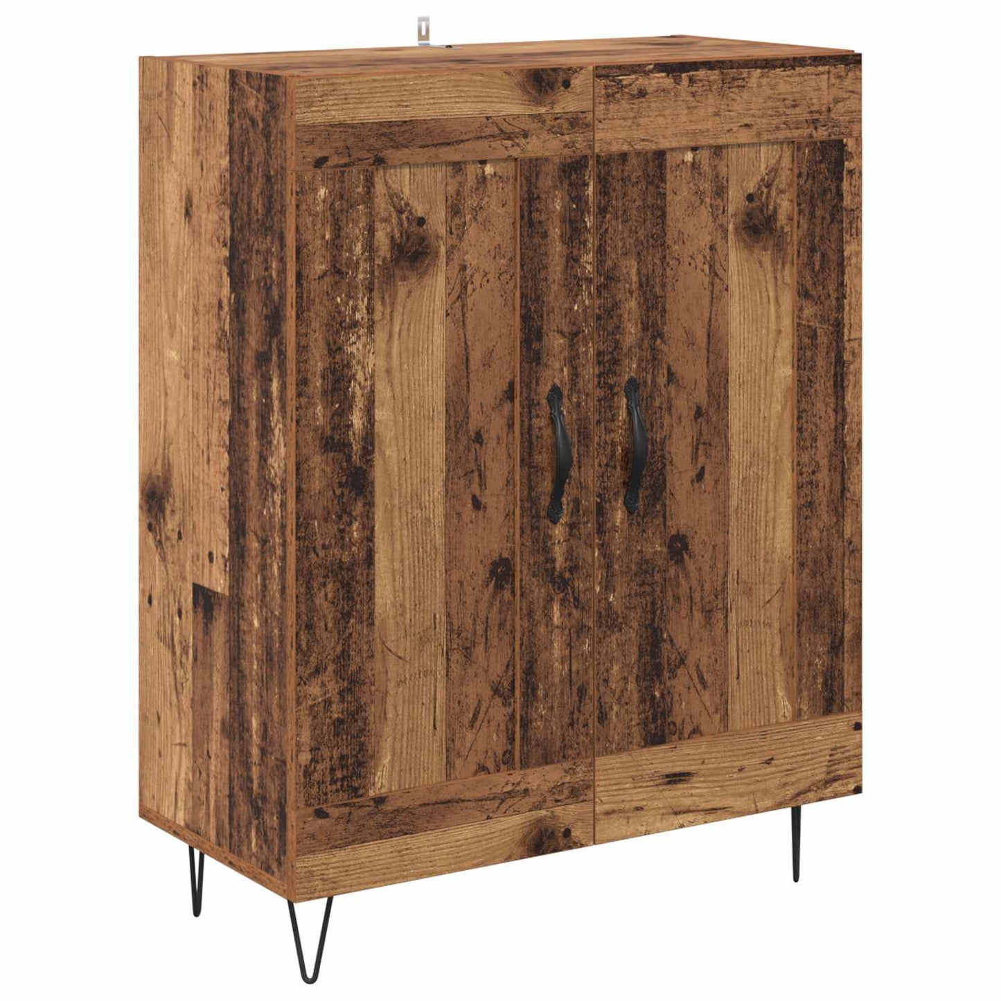 Magasfiú 2 pcs Öreg fa 69,5 x 34 x 180 cm Szerelt Fa