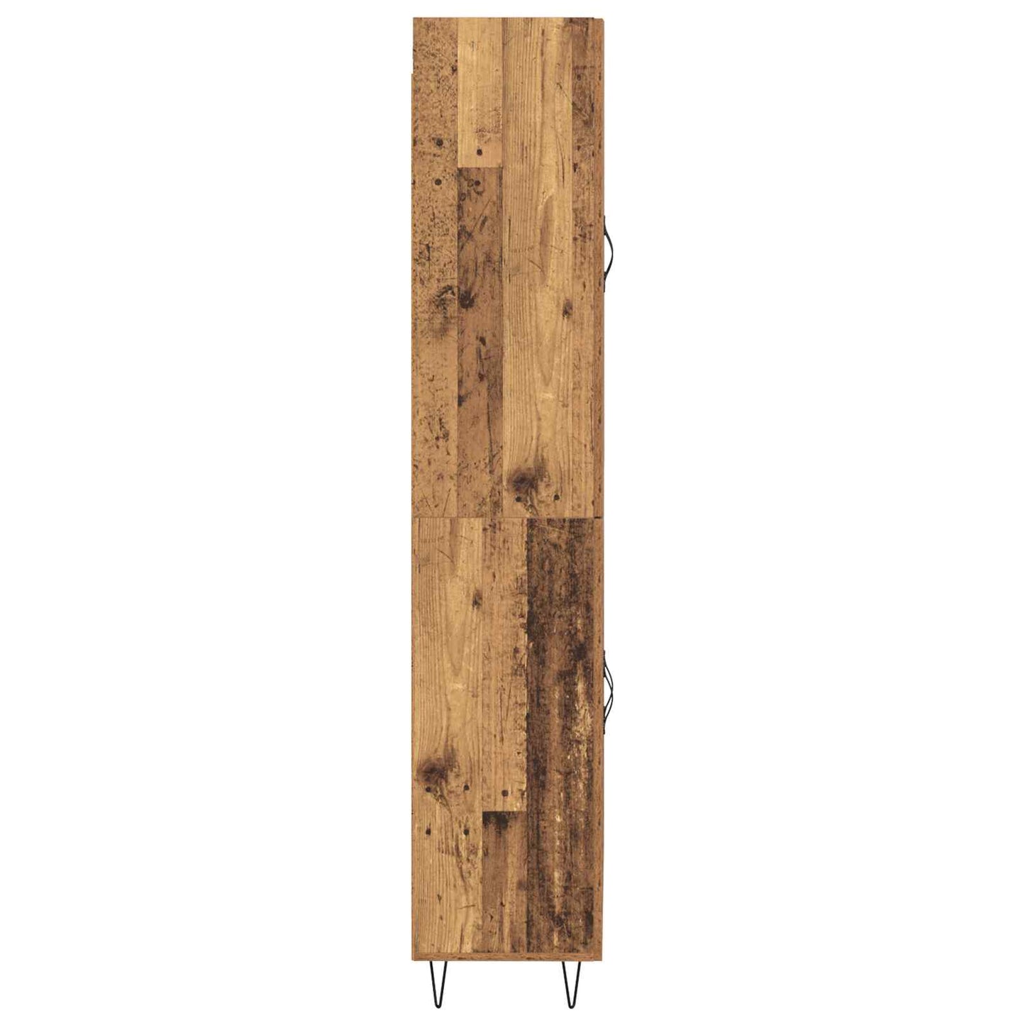 Magasfiú 2 pcs Öreg fa 69,5 x 34 x 180 cm Szerelt Fa