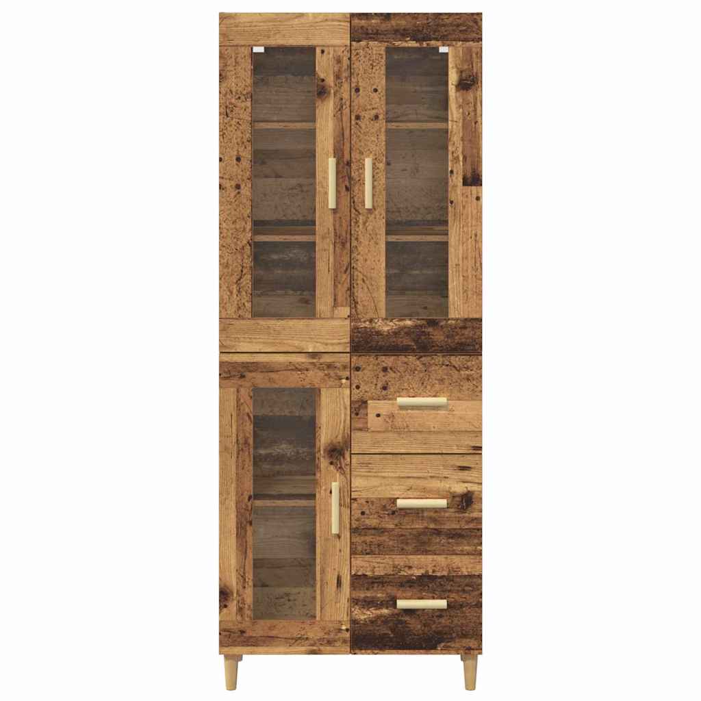 Magasfiú Öreg fa 69,5 x 34 x 180 cm Szerelt Fa