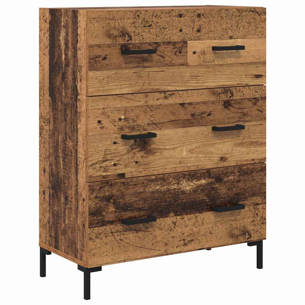 Magasfiú 2 pcs Öreg fa 69,5 x 34 x 180 cm Szerelt Fa