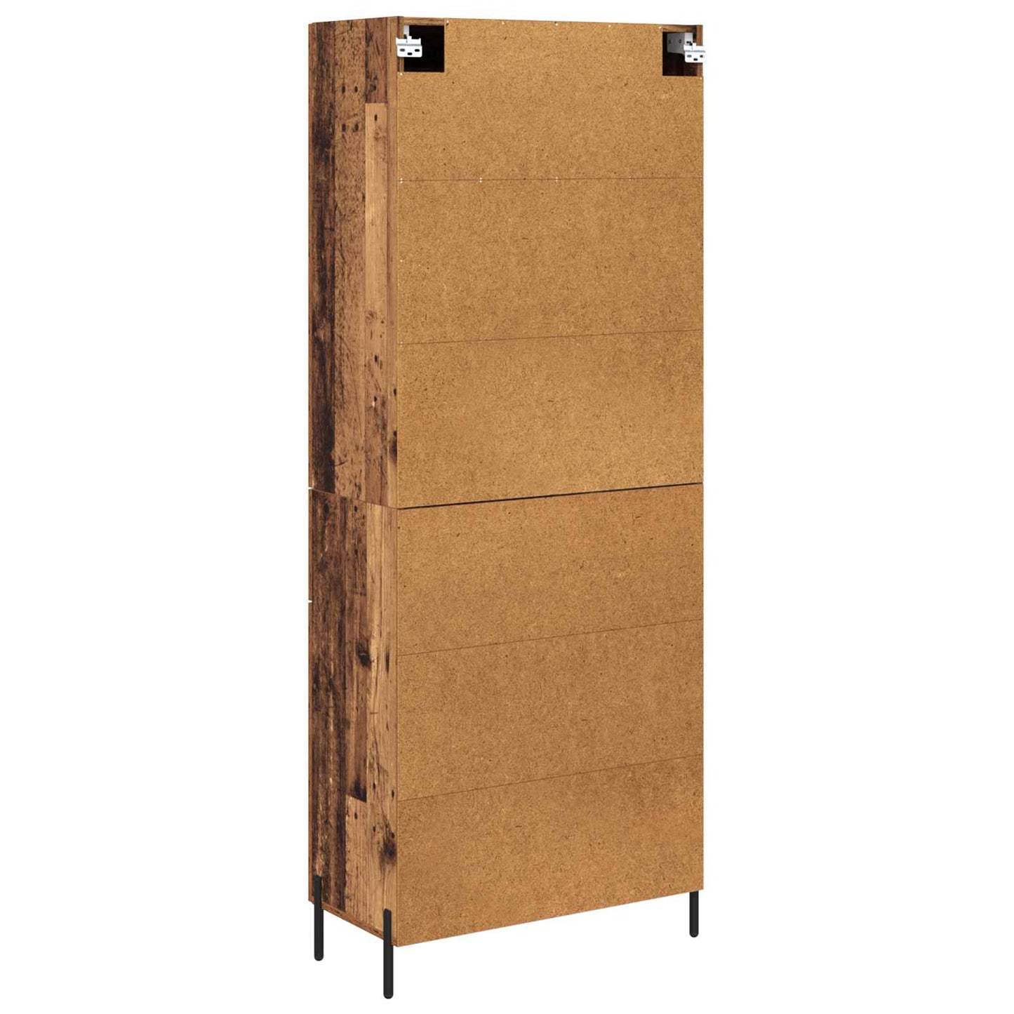 Magasfiú 2 pcs Öreg fa 69,5 x 34 x 180 cm Szerelt Fa