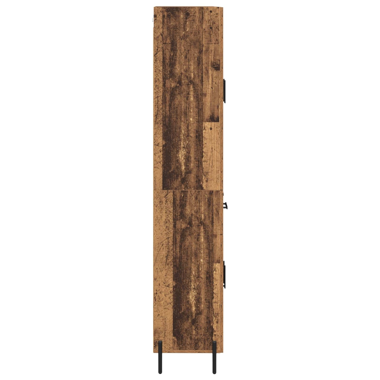 Magasfiú 2 pcs Öreg fa 69,5 x 34 x 180 cm Szerelt Fa