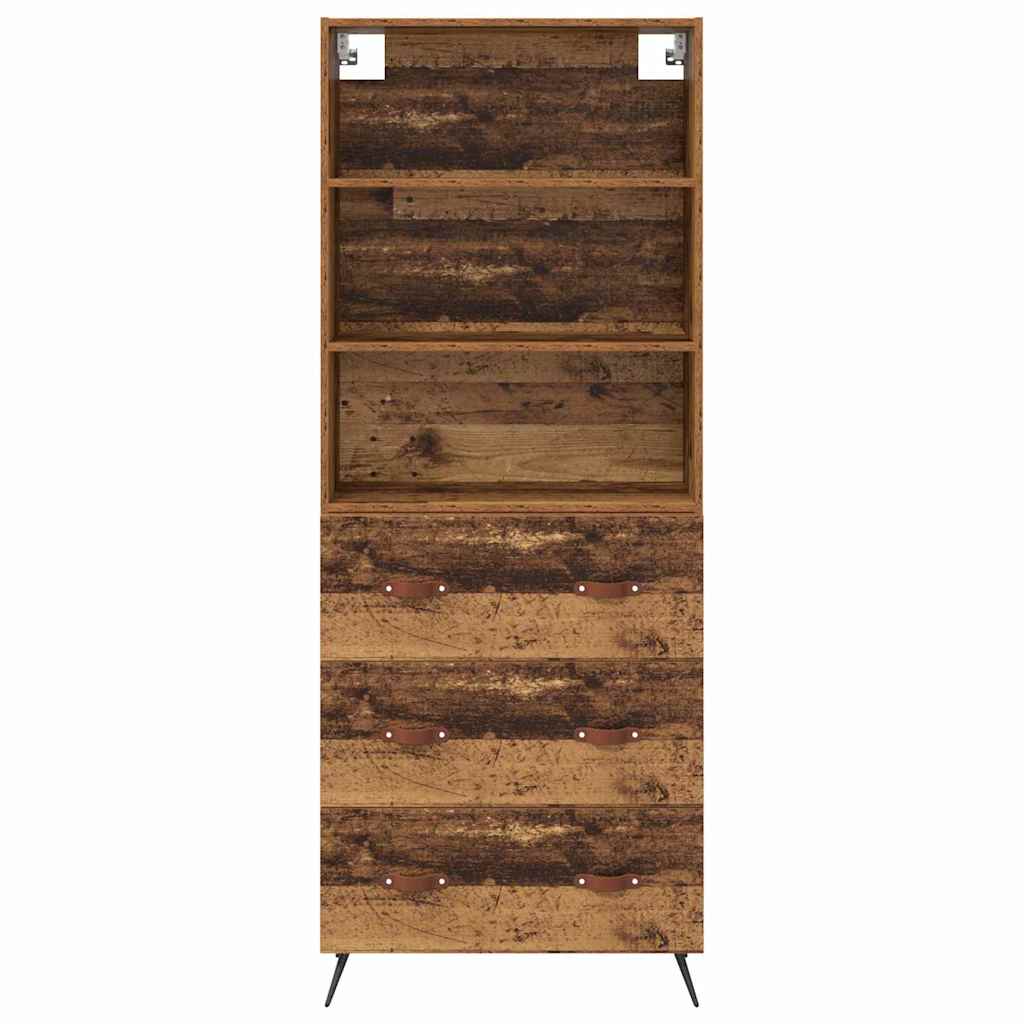 Magasfiú Öreg fa 69,5 x 34 x 180 cm Szerelt Fa