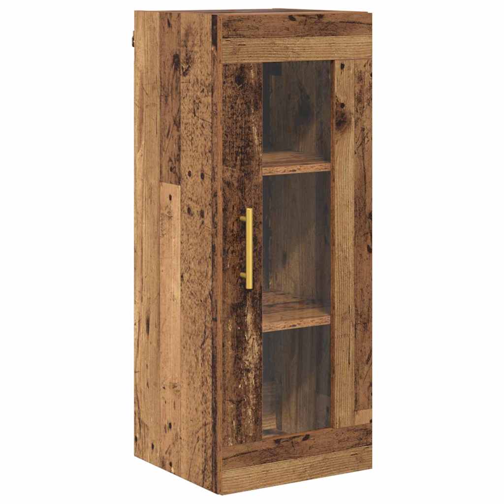 Magasfiú 2 pcs Öreg fa 34,5 x 34 x 180 cm Szerelt Fa