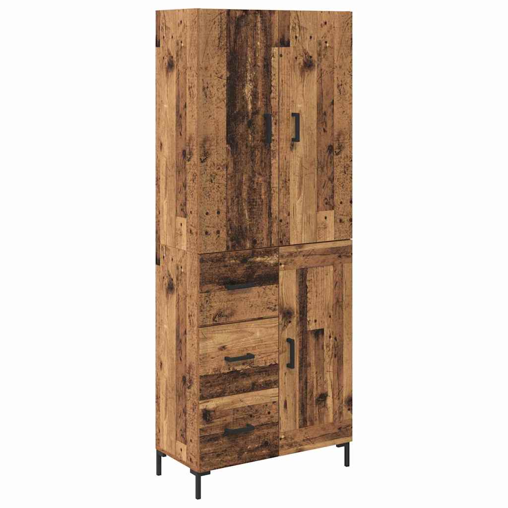 Magasfiú Öreg fa 69,5 x 34 x 180 cm Szerelt Fa