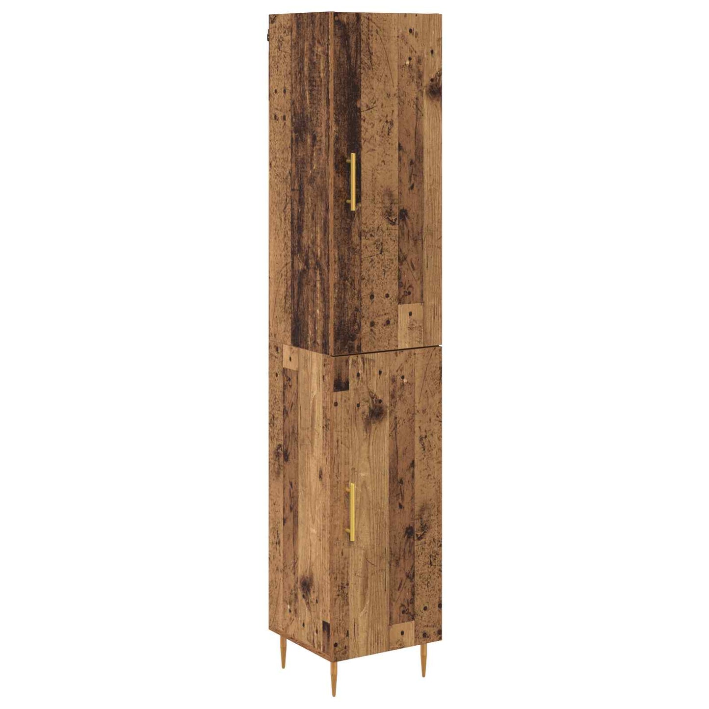 Magasfiú 2 pcs Öreg fa 34,5 x 34 x 180 cm Szerelt Fa