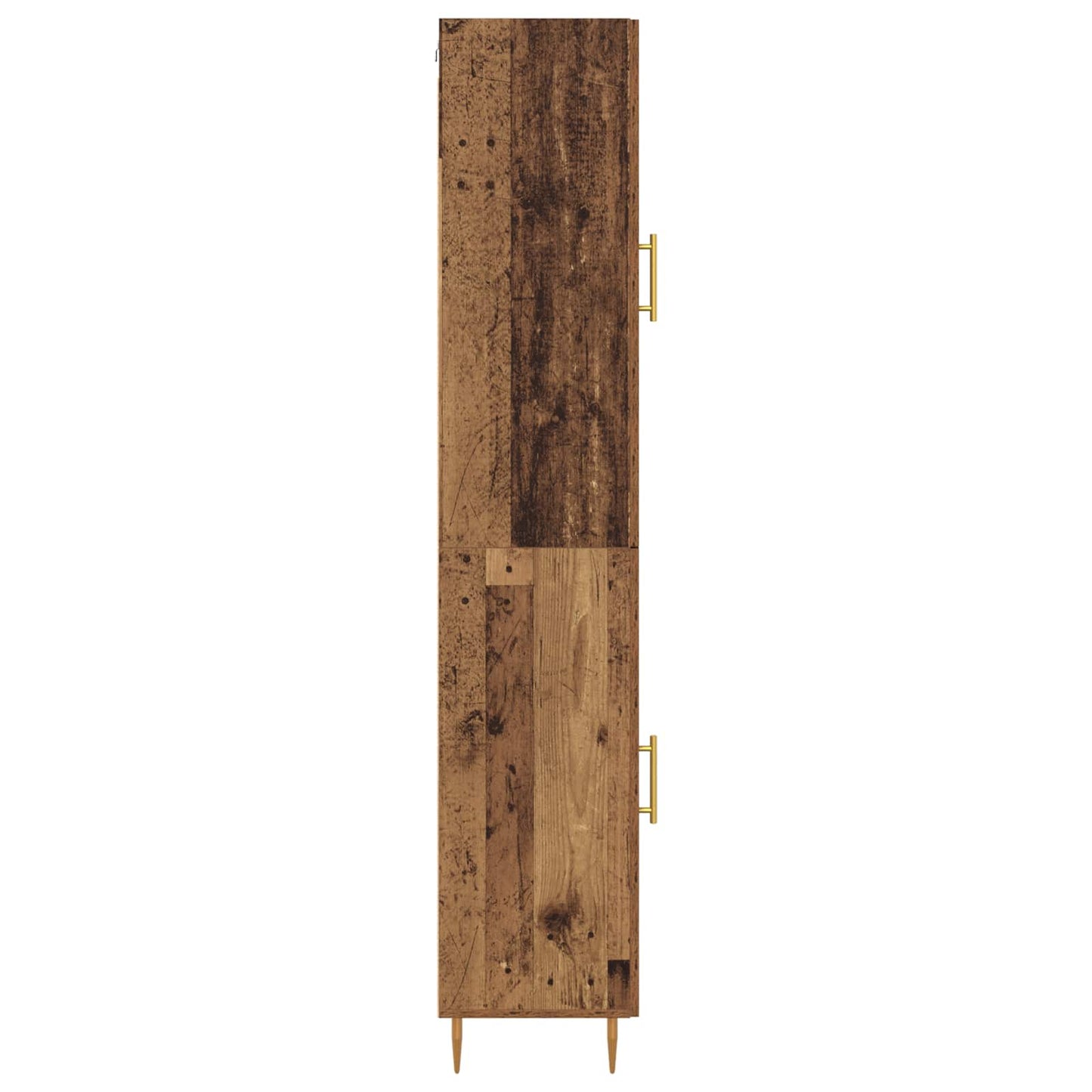 Magasfiú 2 pcs Öreg fa 34,5 x 34 x 180 cm Szerelt Fa