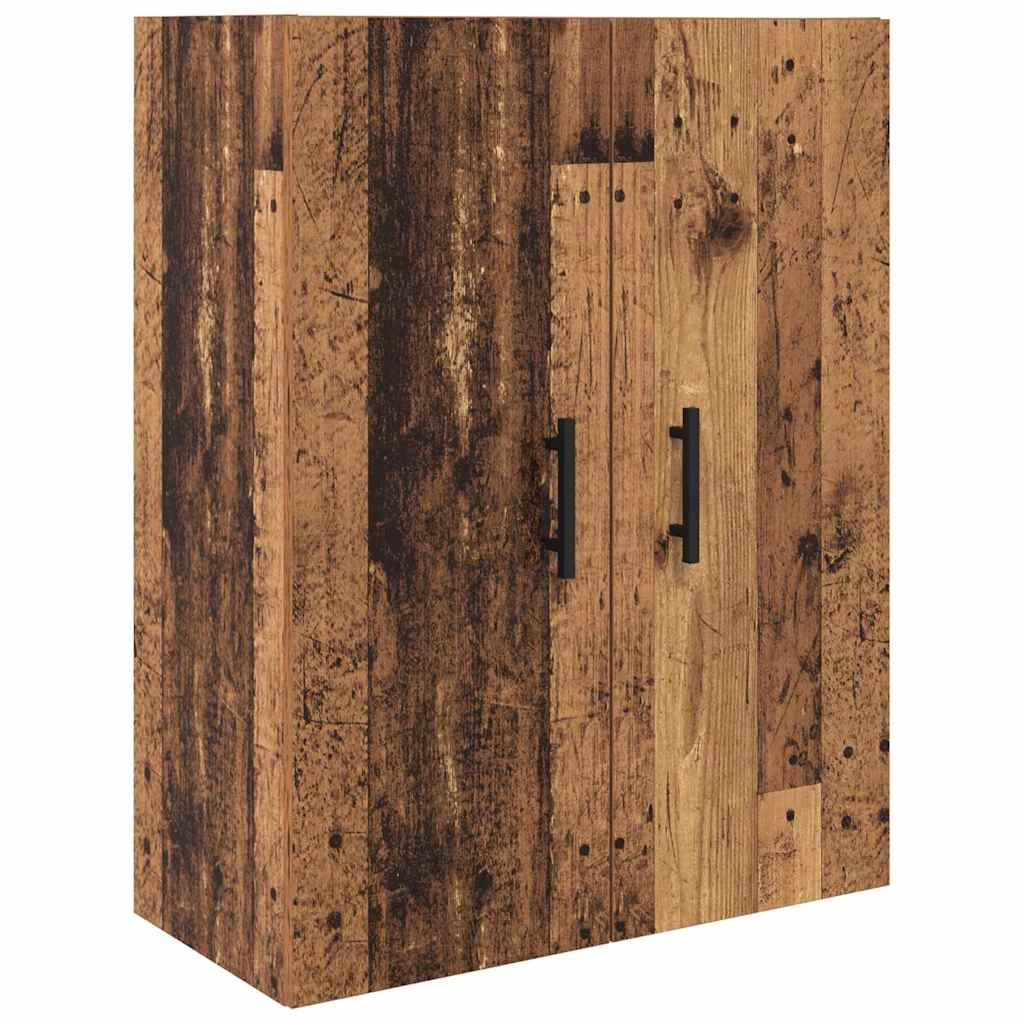 Magasfiú 2 pcs Öreg fa 69,5 x 34 x 180 cm Műanyag Fa és Üveg