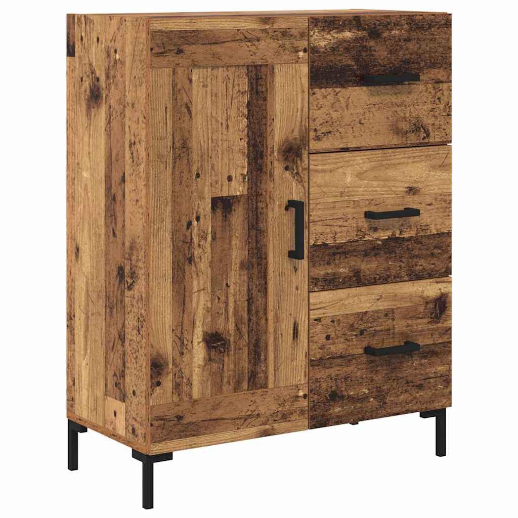 Magasfiú 2 pcs Öreg fa 69,5 x 34 x 180 cm Szerelt Fa