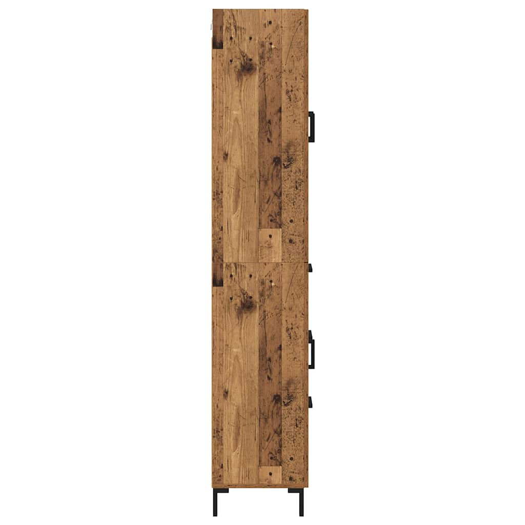 Magasfiú 2 pcs Öreg fa 69,5 x 34 x 180 cm Szerelt Fa