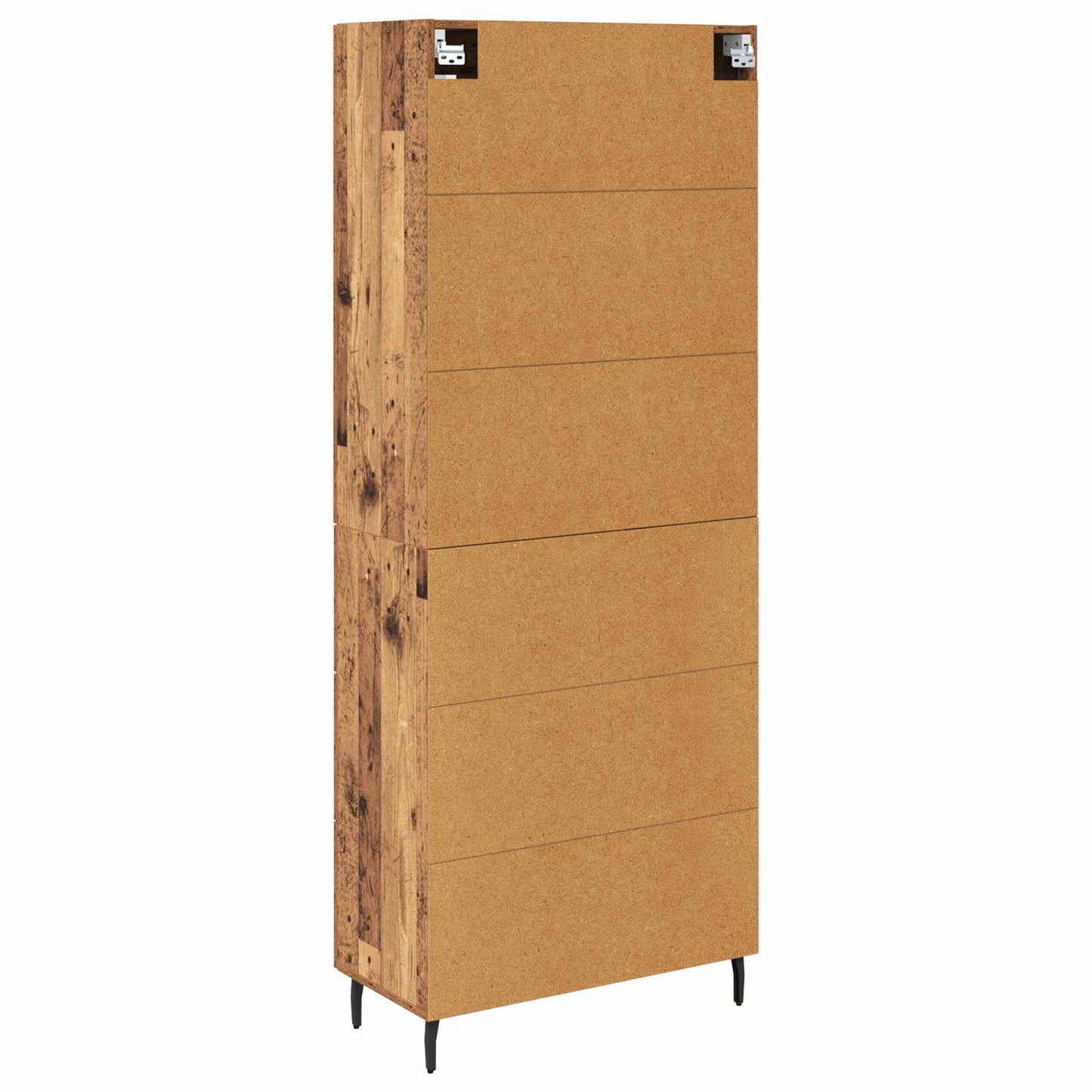 Magasfiú 2 pcs Öreg fa 69,5 x 34 x 180 cm Szerelt Fa