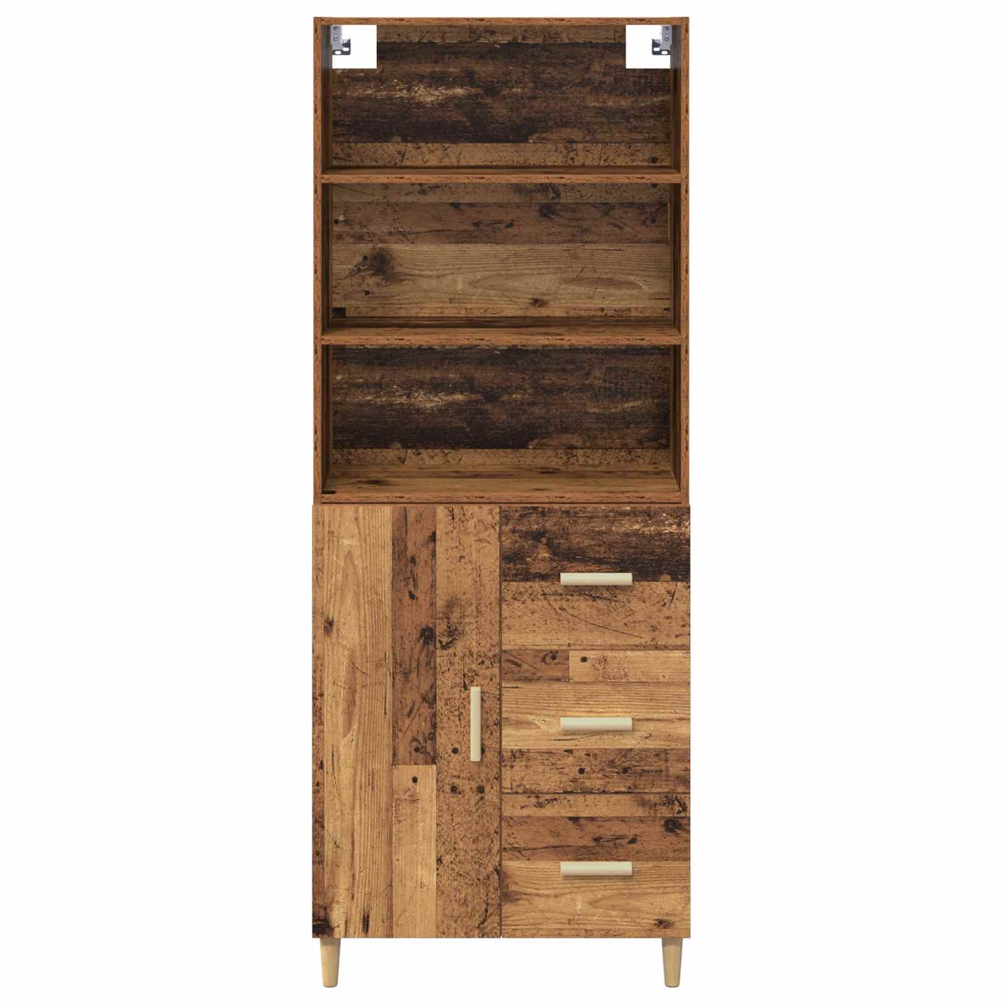 Magasfiú Öreg fa 69,5 x 32,5 x 180 cm Szerelt Fa