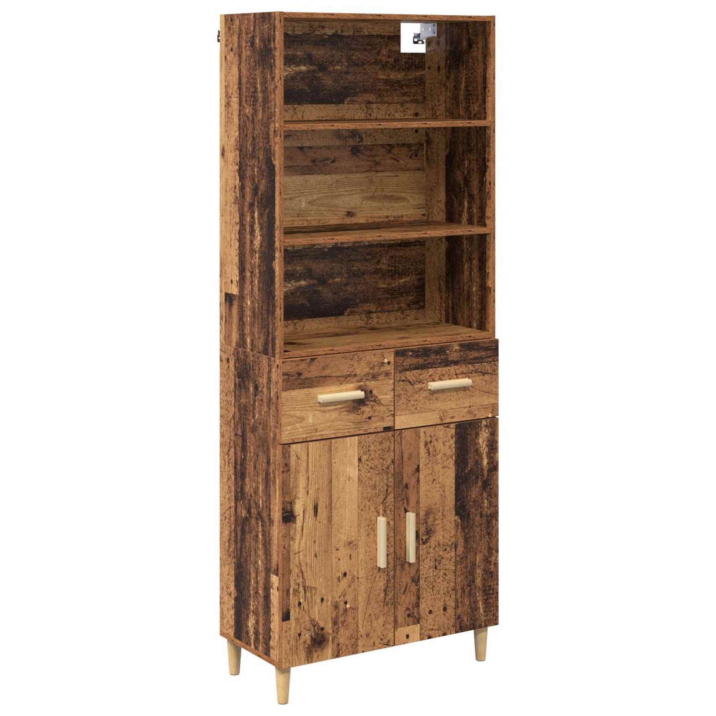Magasfiú Öreg fa 69,5 x 32,5 x 180 cm Szerelt Fa