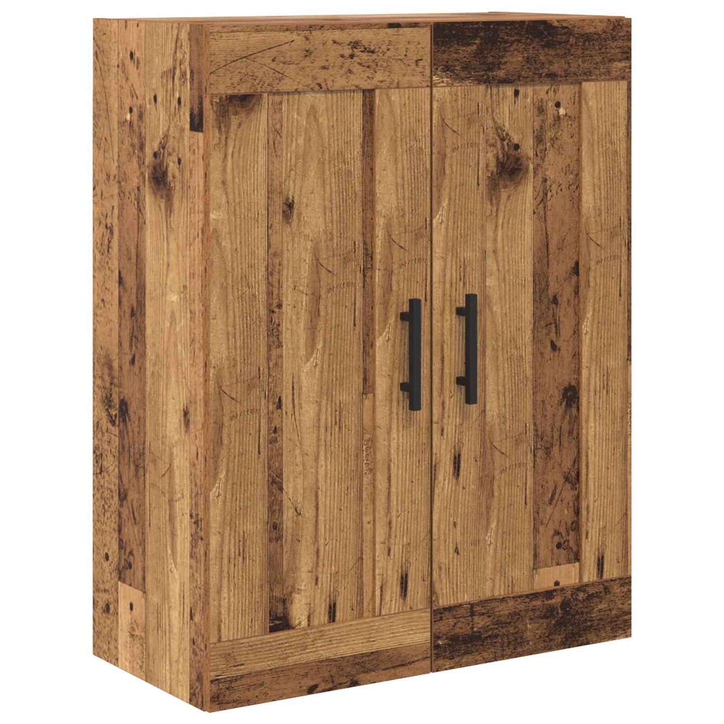 Magasfiú 2 pcs Öreg fa 69,5 x 34 x 180 cm Szerelt fa és Üveg