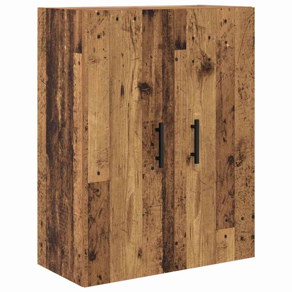 Magasfiú 2 pcs Öreg fa 69,5 x 34 x 180 cm Műanyag Fa és Üveg