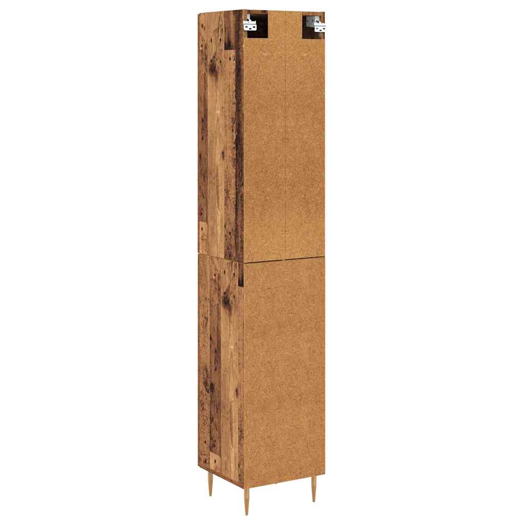 Magasfiú 2 pcs Öreg fa 34,5 x 34 x 180 cm Szerelt Fa