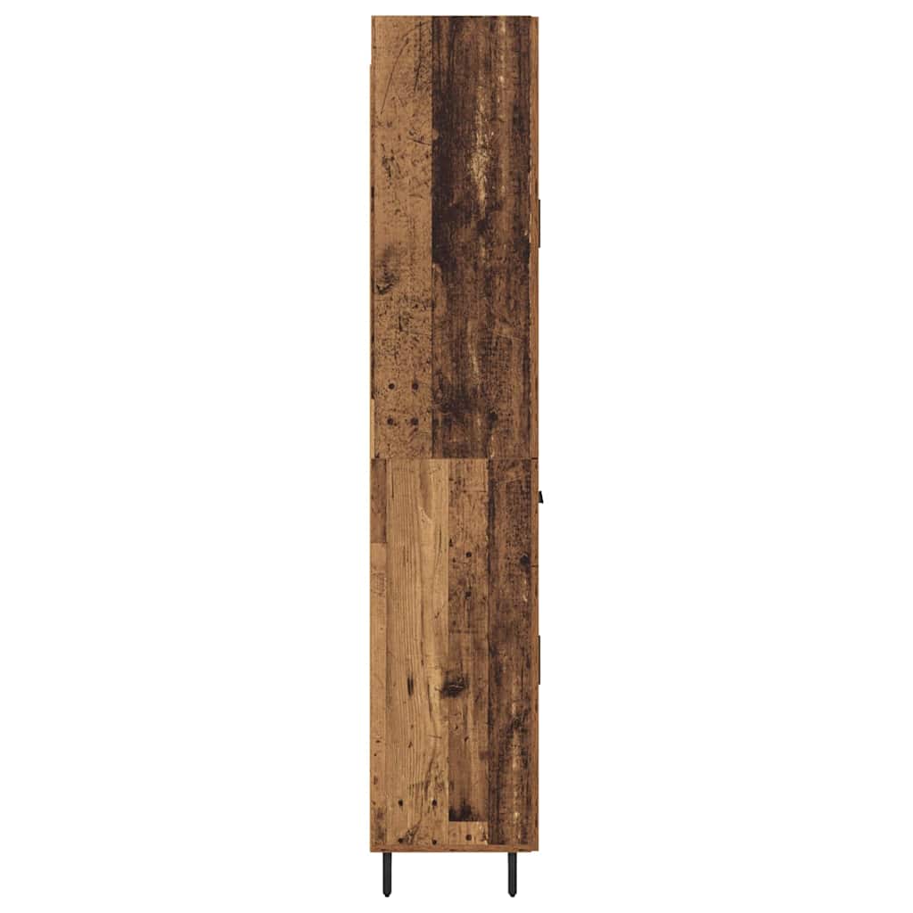 Magasfiú 2 pcs Öreg fa 69,5 x 34 x 180 cm Szerelt Fa