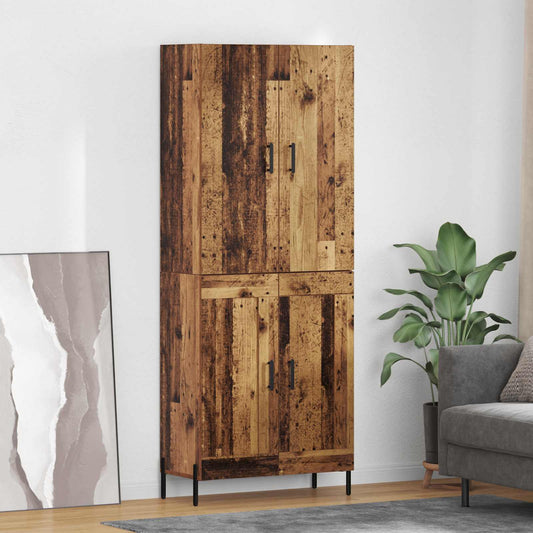 Magasfiú Falra szerelhető Öreg fa 69,5 x 34 x 180 cm Faanyag