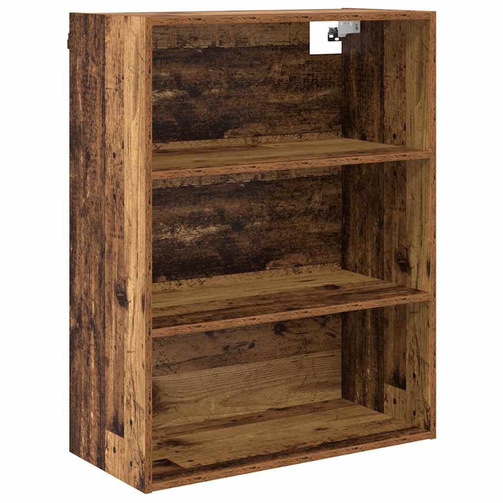 Magasfiú 2 db Öreg fa 69,5 x 34 x 180 cm Szerelt fa és Üveg
