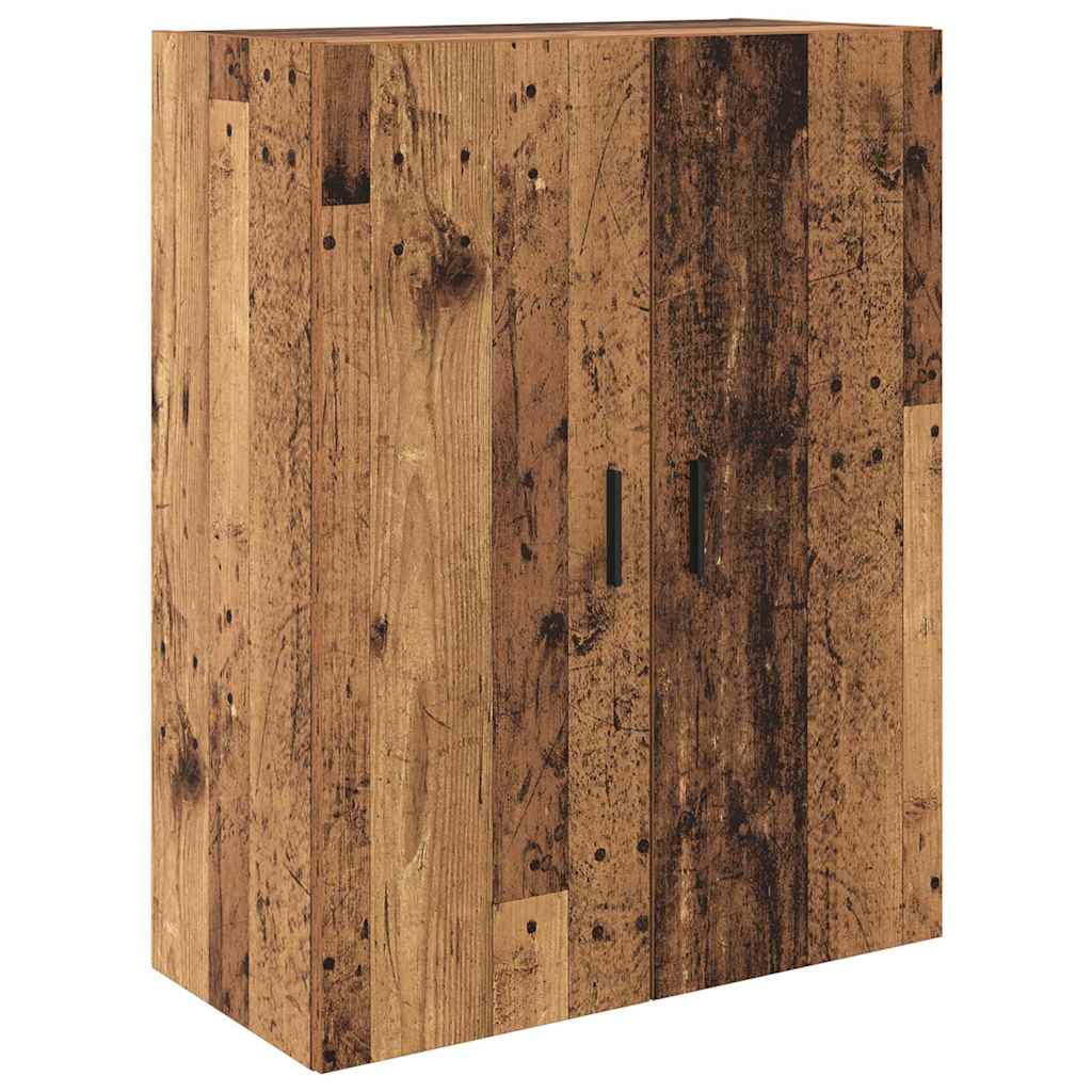 Magasfiú 2 pcs Öreg fa 69,5 x 34 x 180 cm Szerelt Fa
