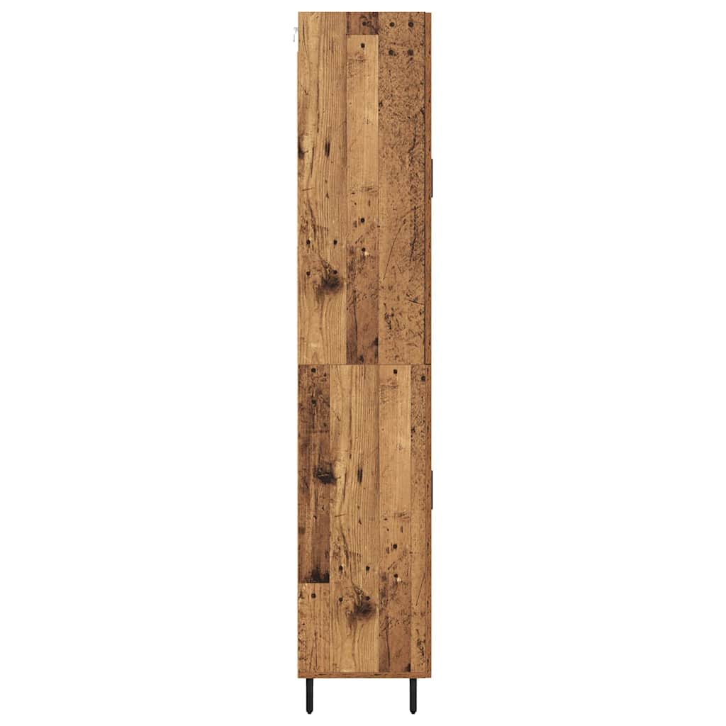 Magasfiú 2 pcs Öreg fa 69,5 x 34 x 180 cm Szerelt Fa