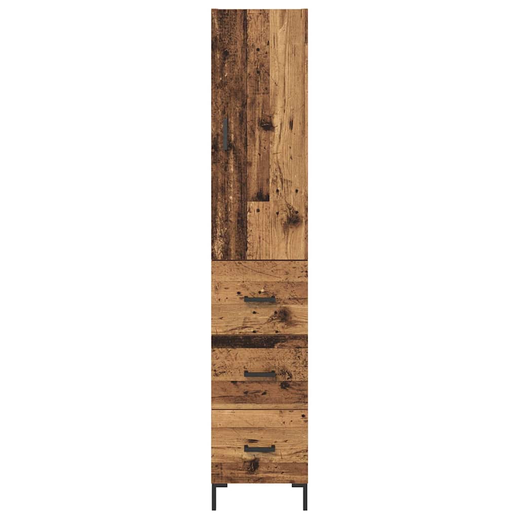Magasfiú Öreg fa 34,5 x 34 x 180 cm Szerelt Fa