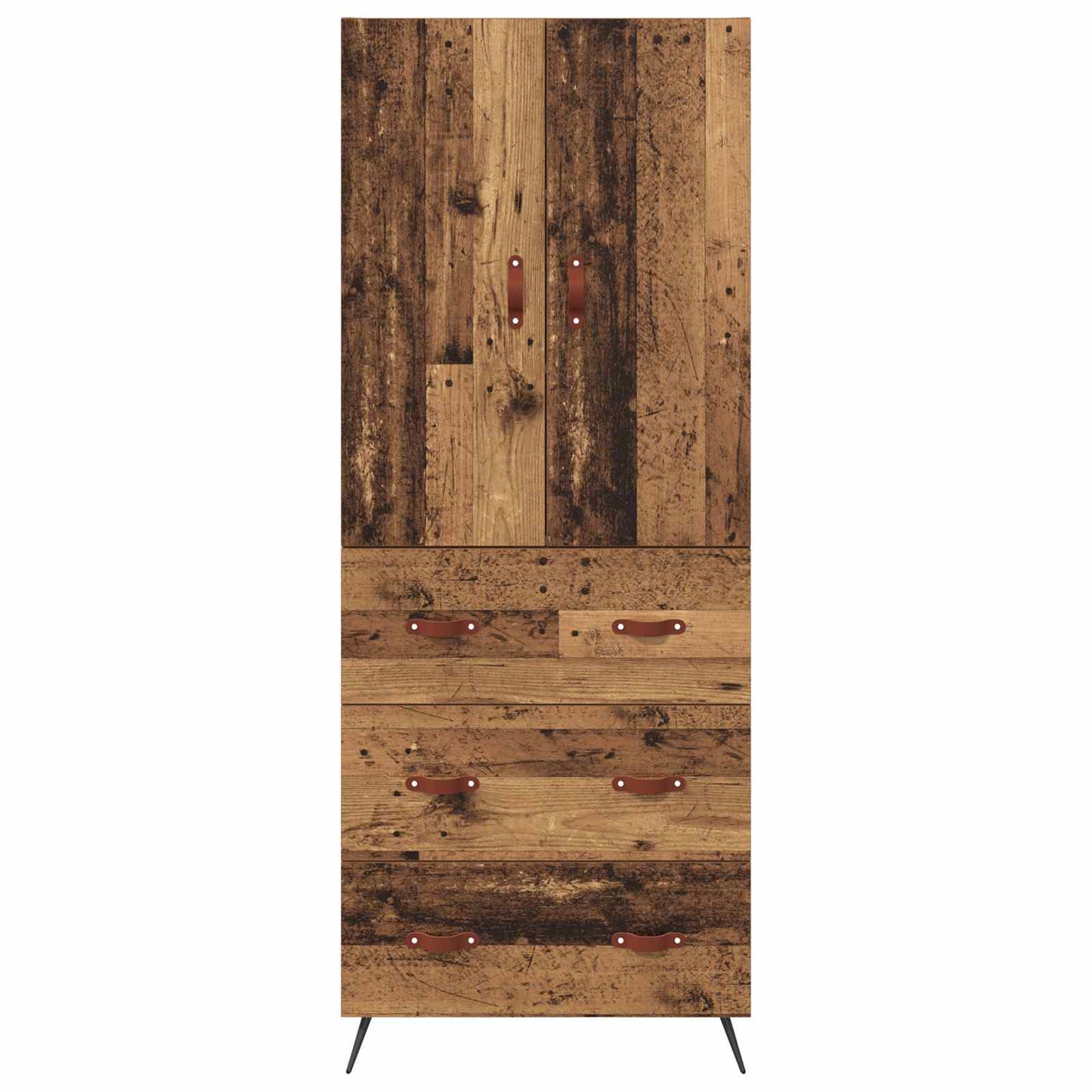 Magasfiú Öreg fa 69,5 x 34 x 180 cm Szerelt Fa