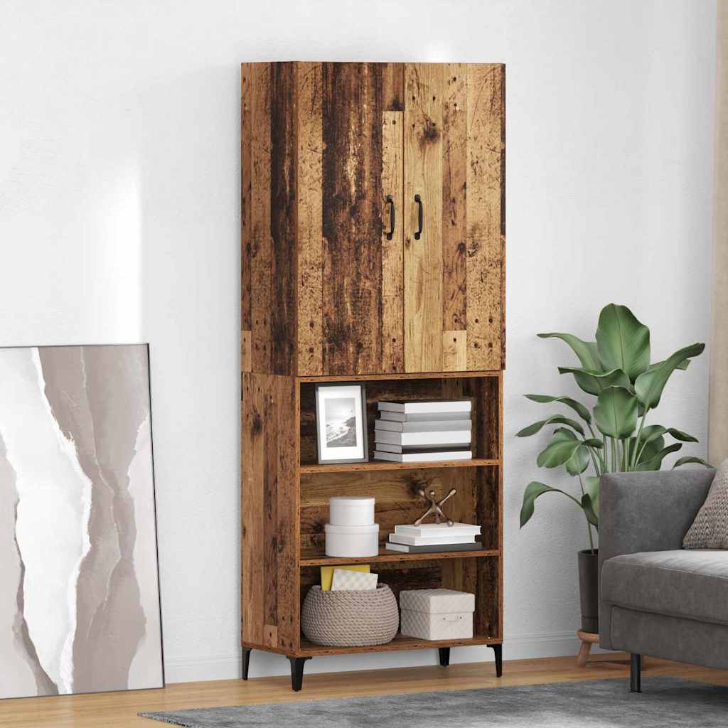 Magasfiú Öreg fa 69,5 x 34 x 180 cm Szerelt Fa