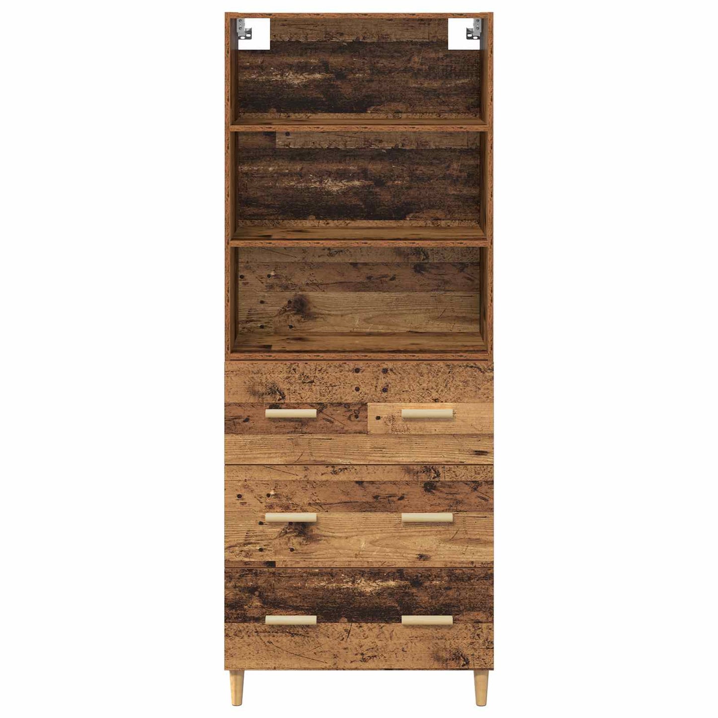 Magasfiú Öreg fa 69,5 x 32,5 x 180 cm Szerelt Fa