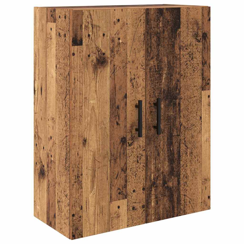Magasfiú 2 db Öreg fa 69,5 x 34 x 180 cm Műanyag Fa és Üveg