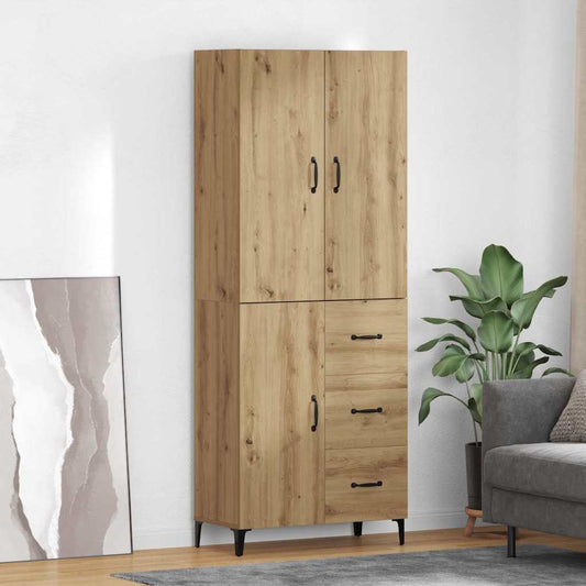 Magasfiú fiókkal Artisan tölgy 69,5 x 34 x 180 cm Faanyag