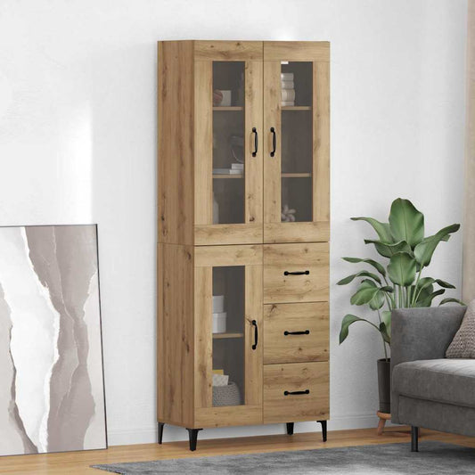 Magasfiú fiókkal Artisan tölgy 69,5 x 34 x 180 cm Faanyag