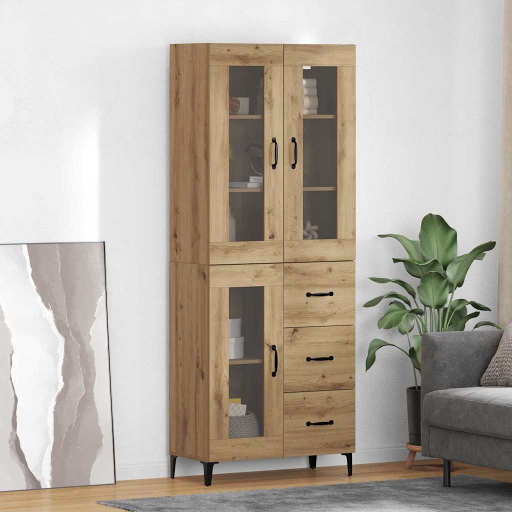 Magasfiú Artisan tölgy 69,5 x 34 x 180 cm Szerelt Fa