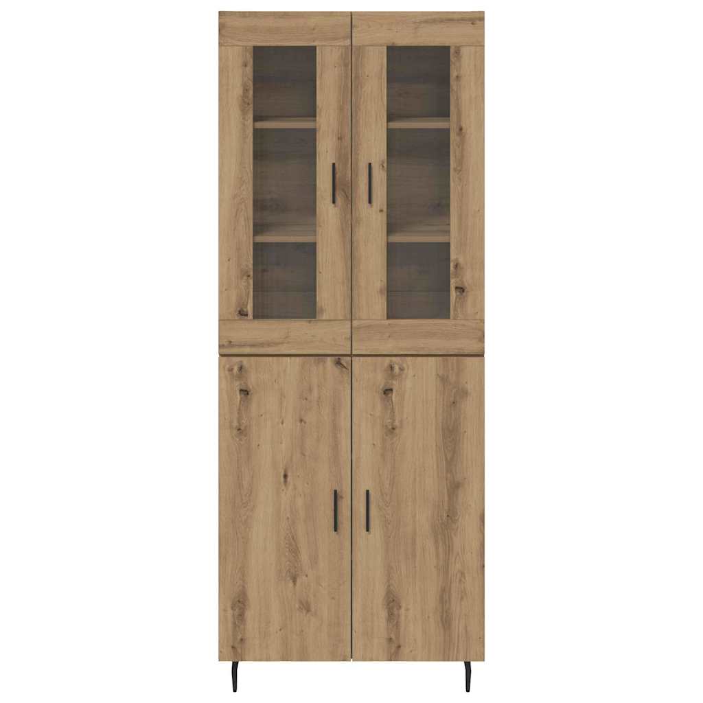 Magasfiú 2 pcs Artisan tölgy 69,5 x 34 x 180 cm Szerelt Fa