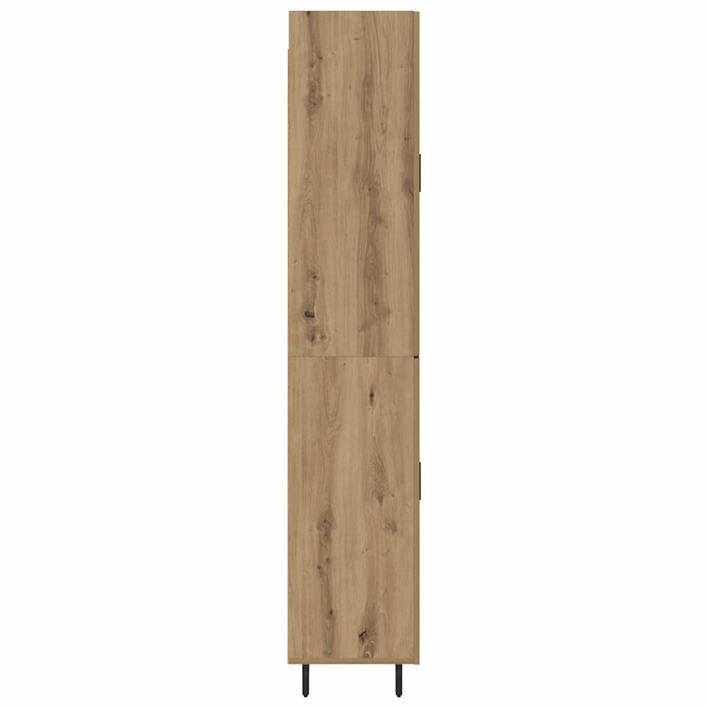 Magasfiú 2 pcs Artisan tölgy 69,5 x 34 x 180 cm Szerelt Fa