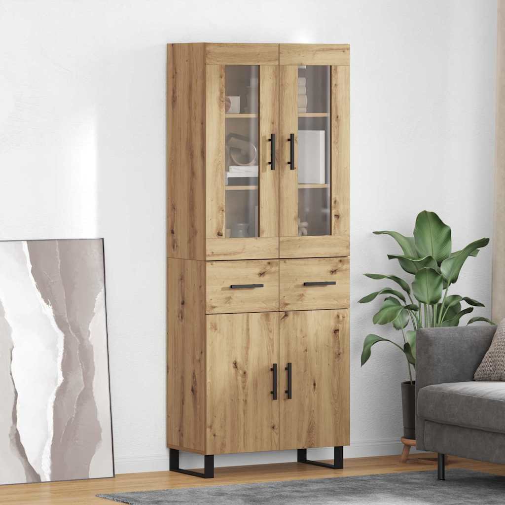 Magasfiú 2 db Artisan tölgy 69,5 x 34 x 180 cm Szerelt Fa