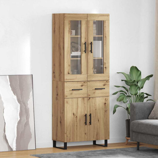 Magasfiú 2 db Artisan tölgy 69,5 x 34 x 180 cm Szerelt Fa