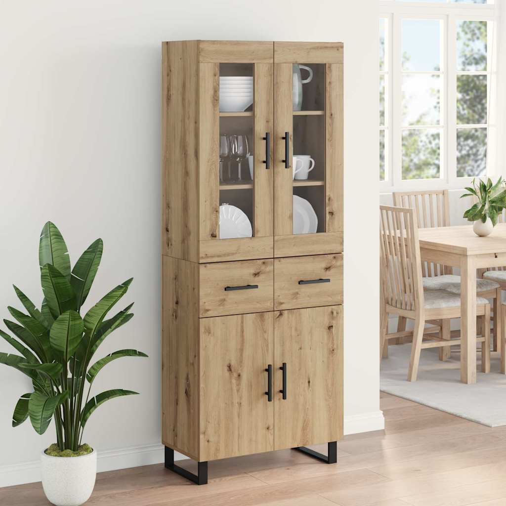 Magasfiú 2 db Artisan tölgy 69,5 x 34 x 180 cm Szerelt Fa