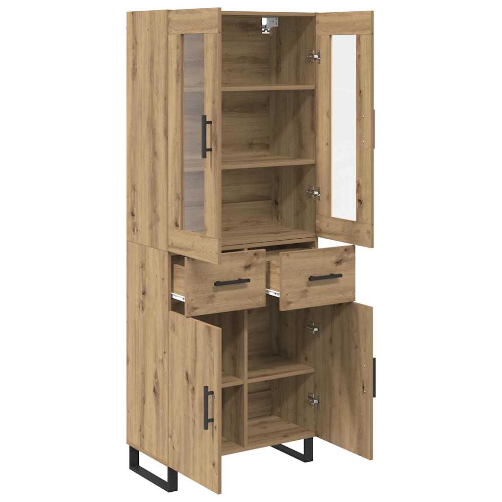 Magasfiú 2 db Artisan tölgy 69,5 x 34 x 180 cm Szerelt Fa