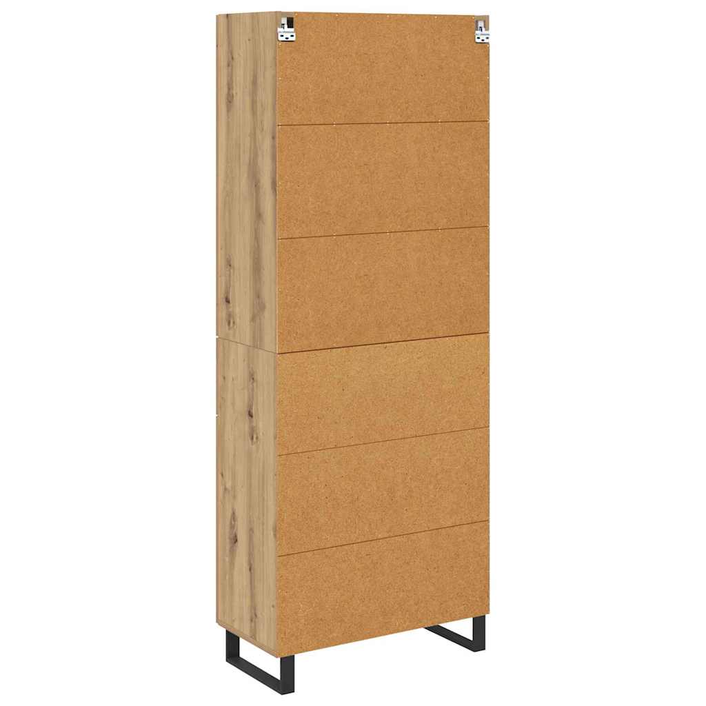 Magasfiú 2 db Artisan tölgy 69,5 x 34 x 180 cm Szerelt Fa