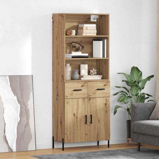 Magasfiú fiókkal Artisan tölgy 69,5 x 32,5 x 180 cm Faanyag