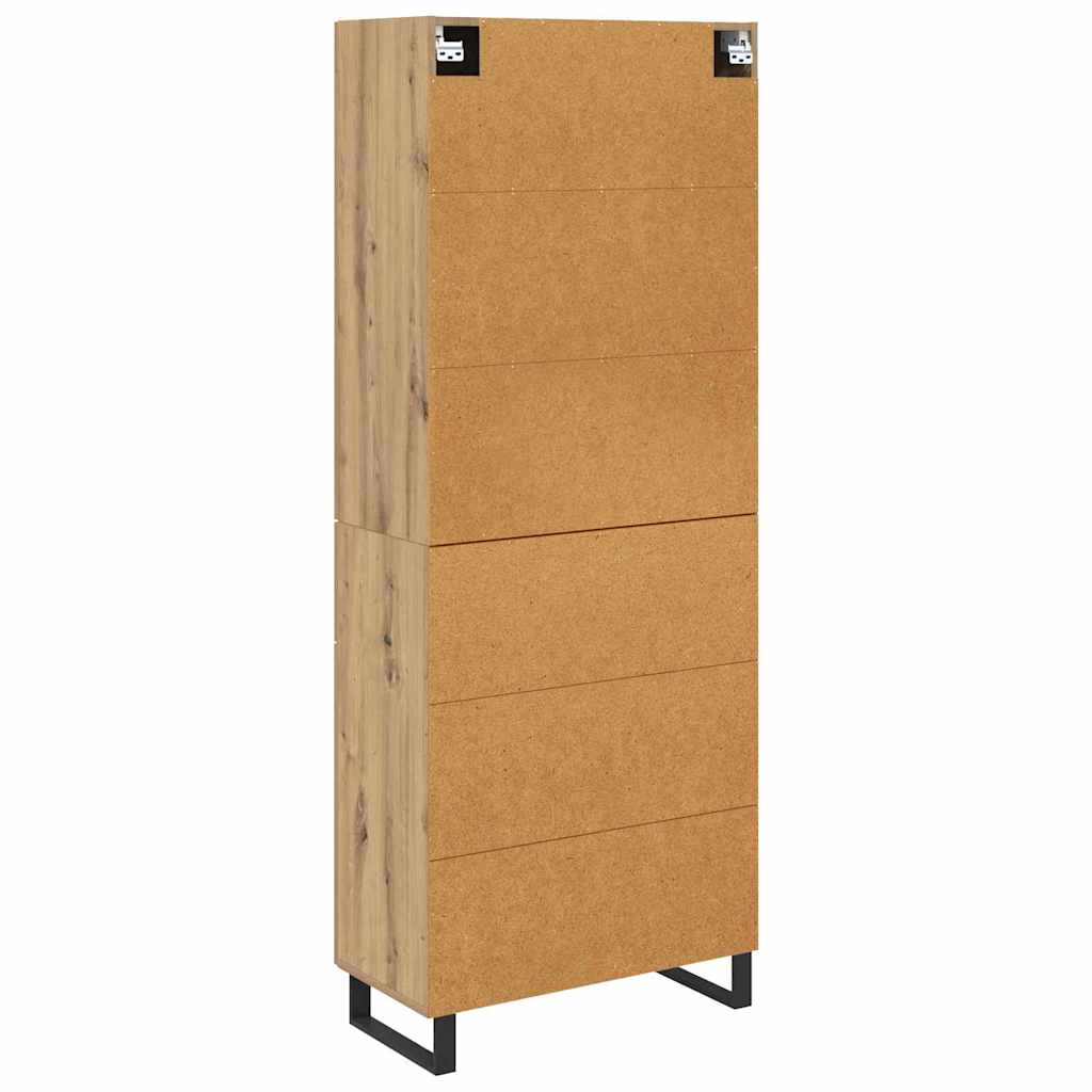 Magasfiú 2 db Artisan tölgy 69,5 x 34 x 180 cm