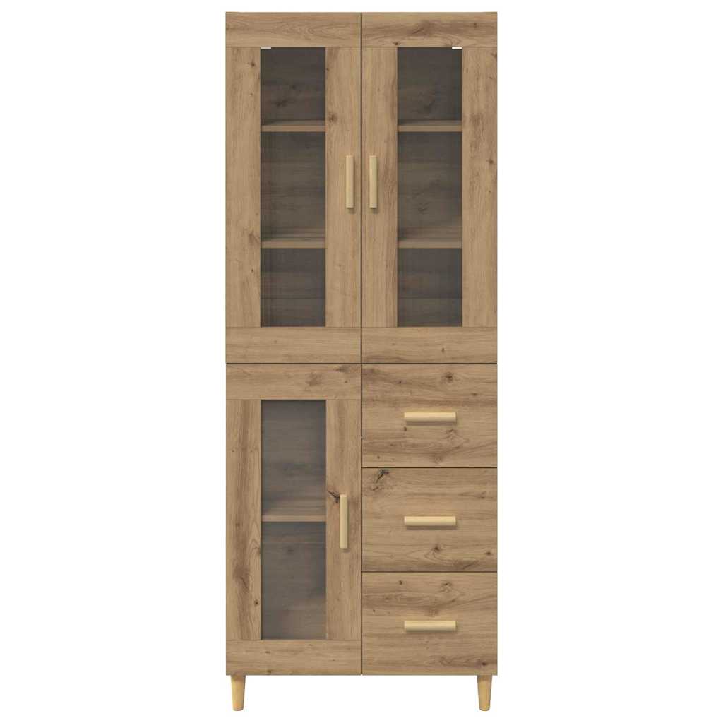Magasfiú Artisan tölgy 69,5 x 34 x 180 cm Szerelt Fa