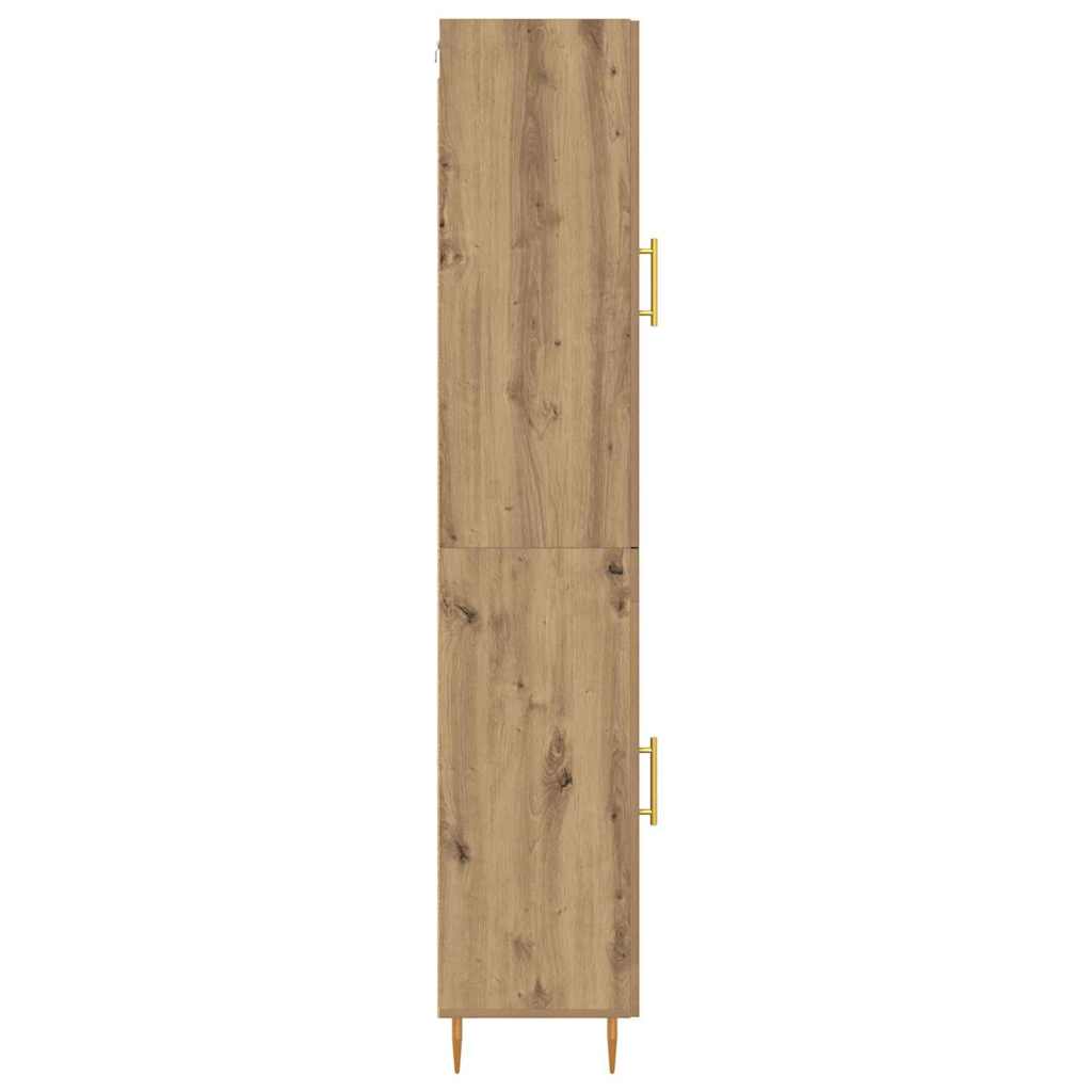 Magasfiú 2 pcs Artisan tölgy 34,5 x 34 x 180 cm Szerelt Fa