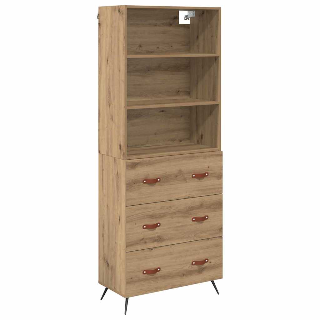 Magasfiú Artisan tölgy 69,5 x 34 x 180 cm Szerelt Fa