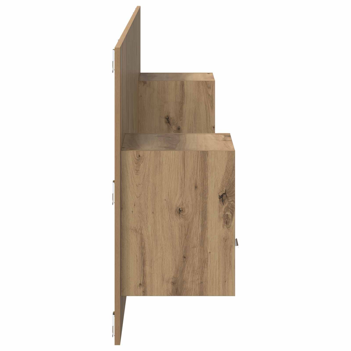 Fejtámla Szekrénnyel 3 db Artisan tölgy Szerelt Fa