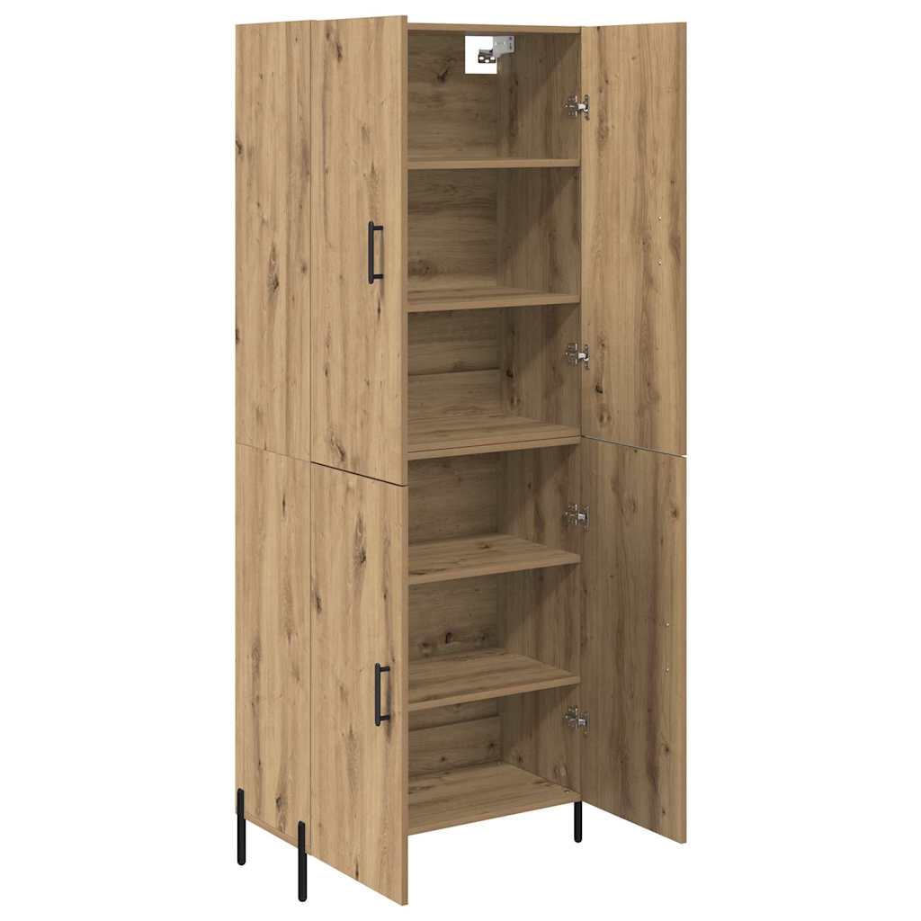 Magasfiú Artisan tölgy 69,5 x 34 x 180 cm Szerelt Fa