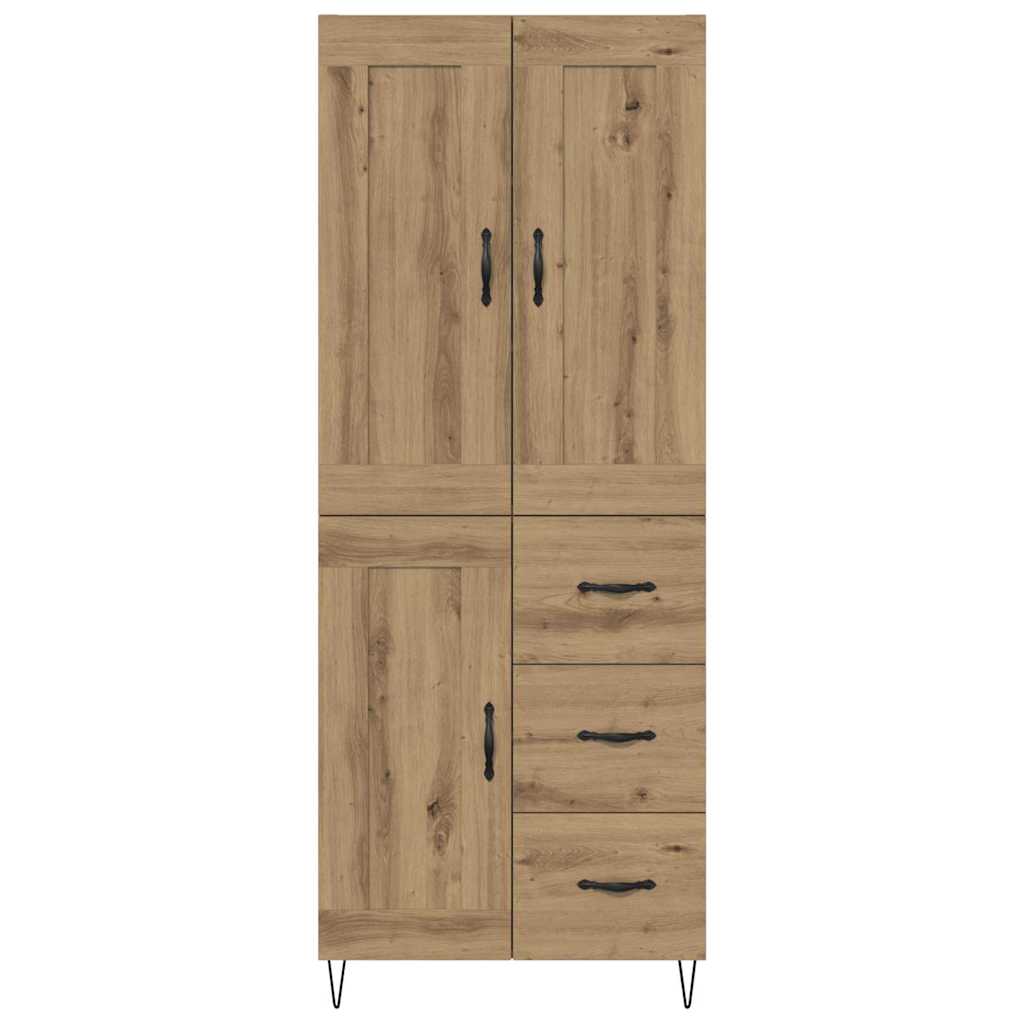 Magasfiú Artisan tölgy 69,5 x 34 x 180 cm Szerelt Fa