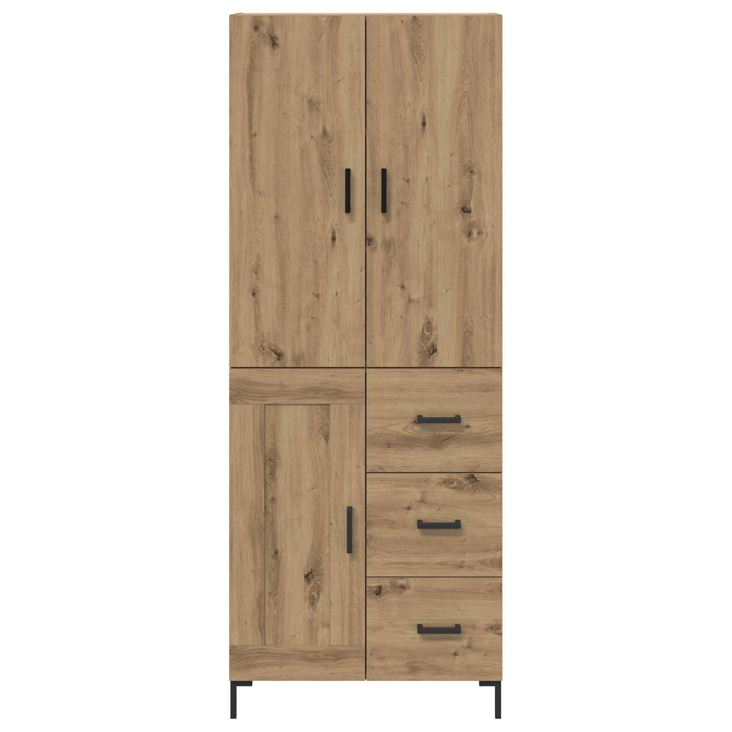 Magasfiú Artisan tölgy 69,5 x 34 x 180 cm Szerelt Fa